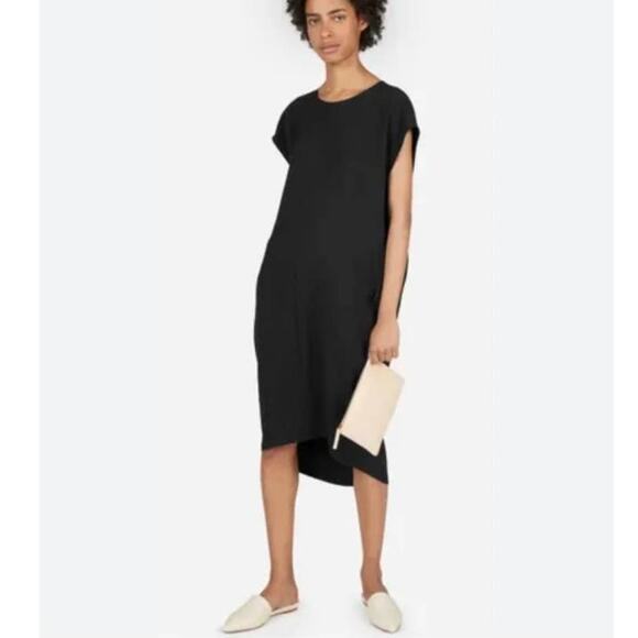 Everlane The Japanese GoWeave Cocoon Dress in Black Size 0 - Picture 1 of 9